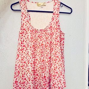 Francesca’s sleeveless floral blouse, size M